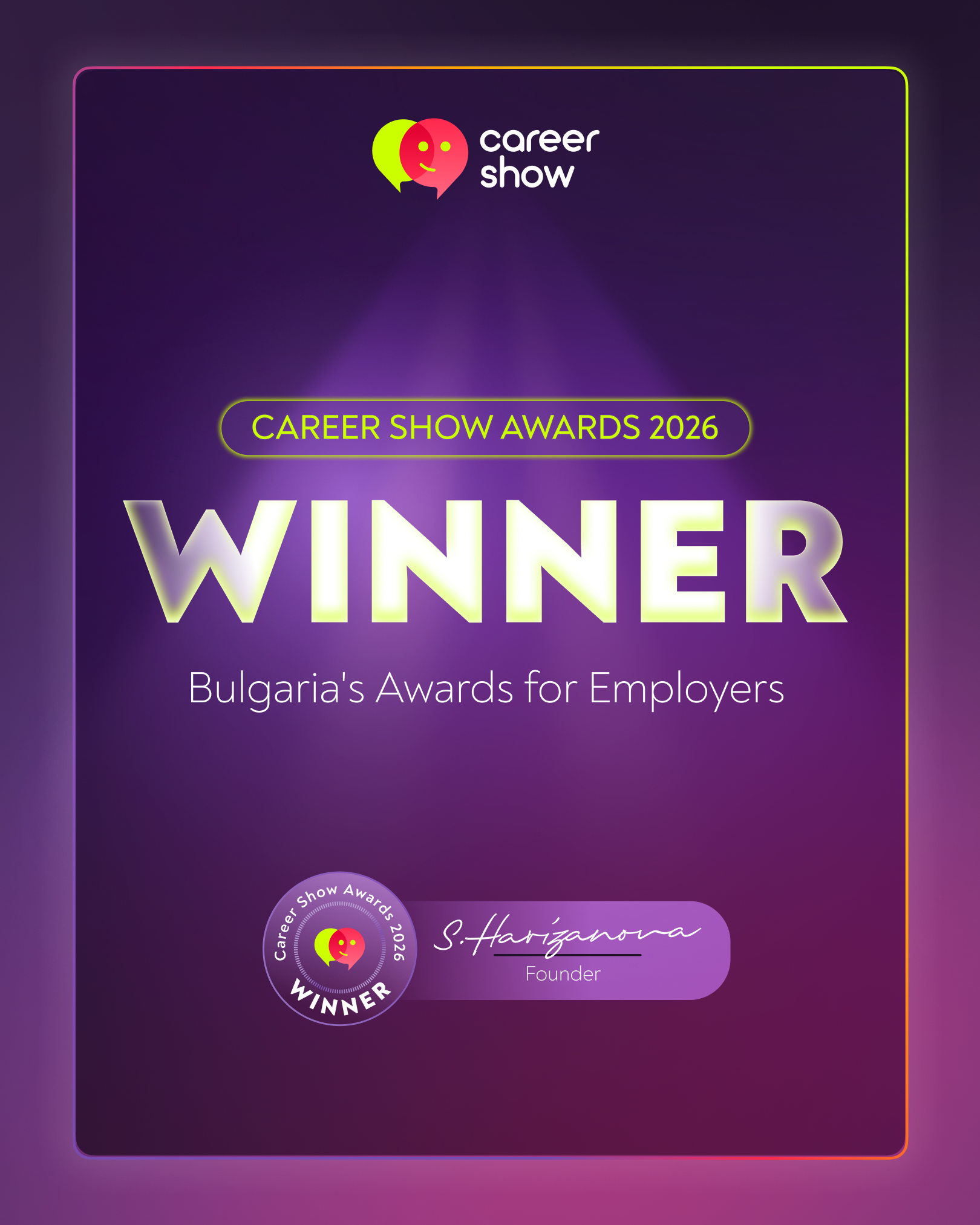 Career Show Awards 2026